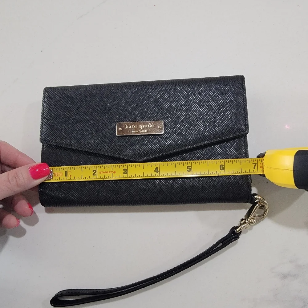 Kate Spade Black Wristlet Clutch